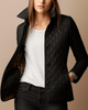 Kvinners quilted jakke