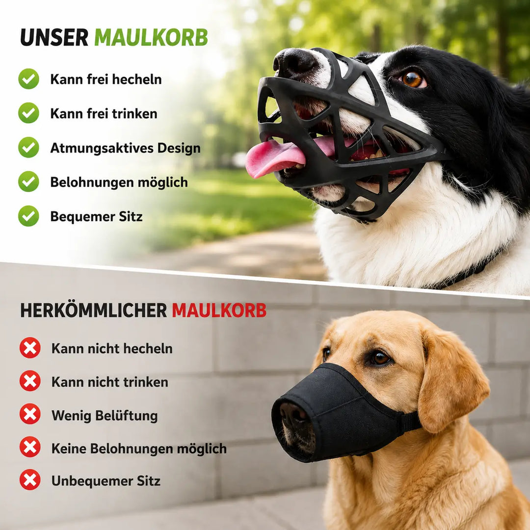 Hundemunnkurv | Pustende og justerbar for trening og daglig bruk
