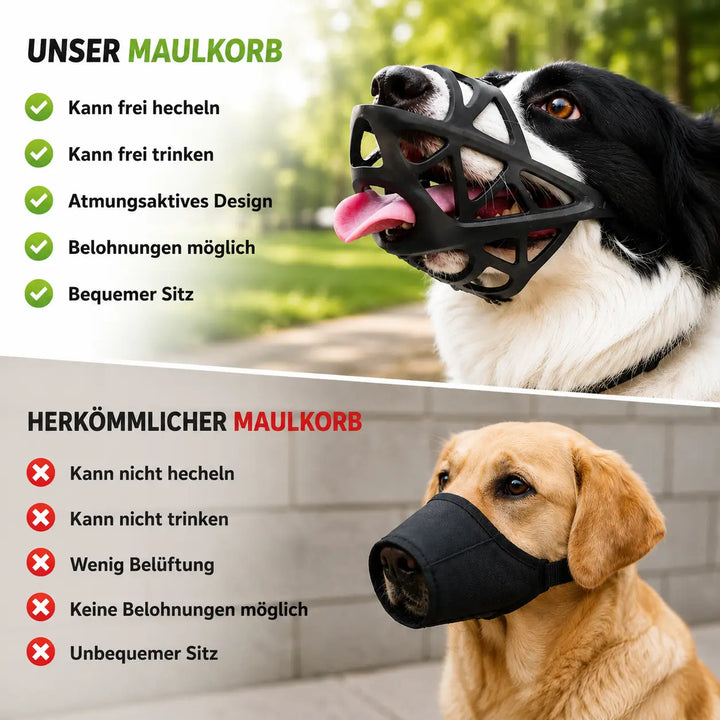 Hundemunnkurv | Pustende og justerbar for trening og daglig bruk