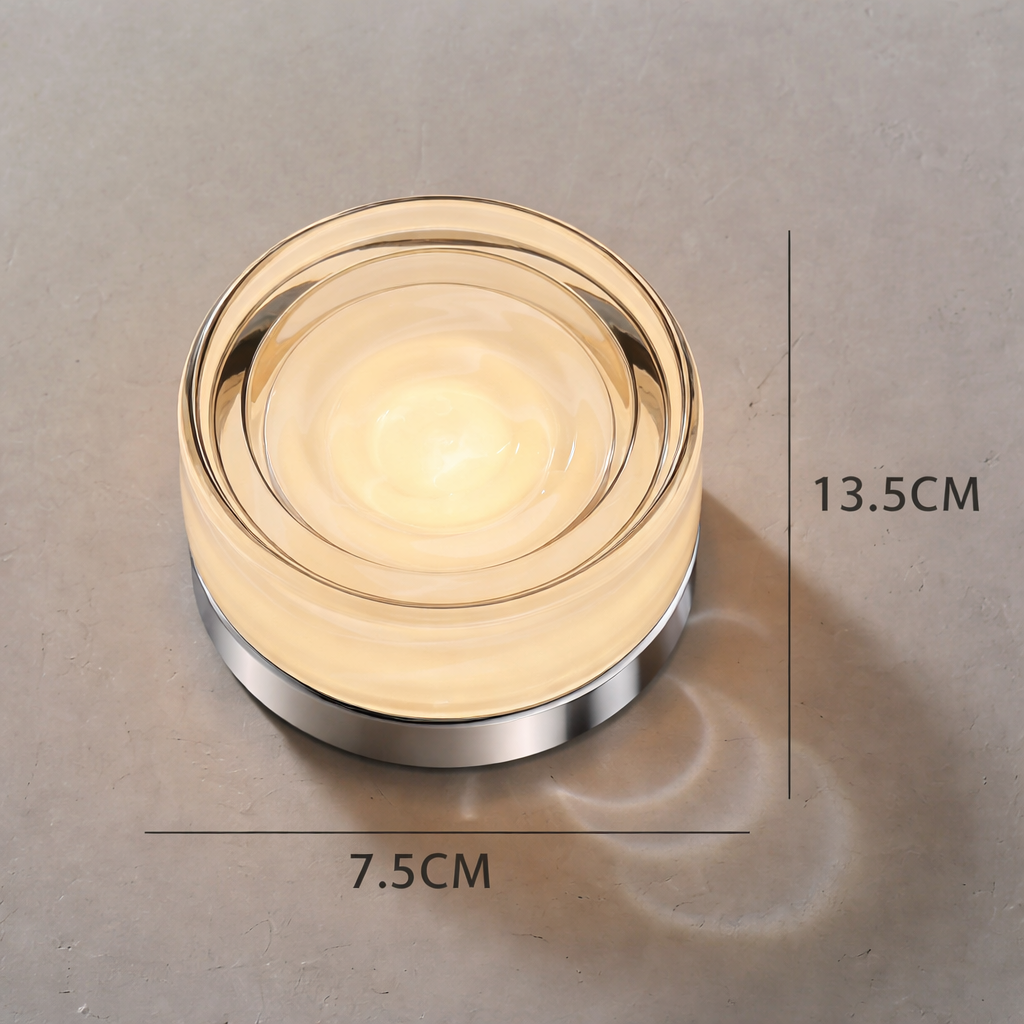 Nordisk rund vegglampe – moderne LED-vegglampe til soverom og gang