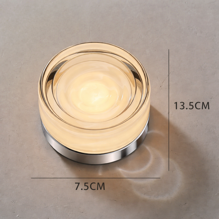 Nordisk rund vegglampe – moderne LED-vegglampe til soverom og gang