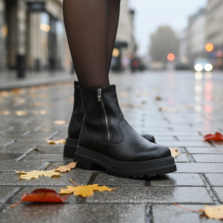 Chelsea-boots med plattformsåle - Antonia