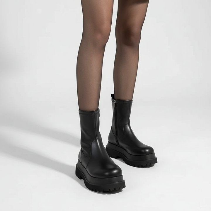 Chelsea-boots med plattformsåle - Antonia