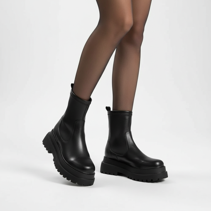 Chelsea-boots med plattformsåle - Antonia
