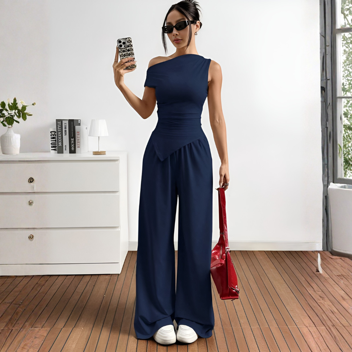 Kvinners Casual 2‑Dels Sett