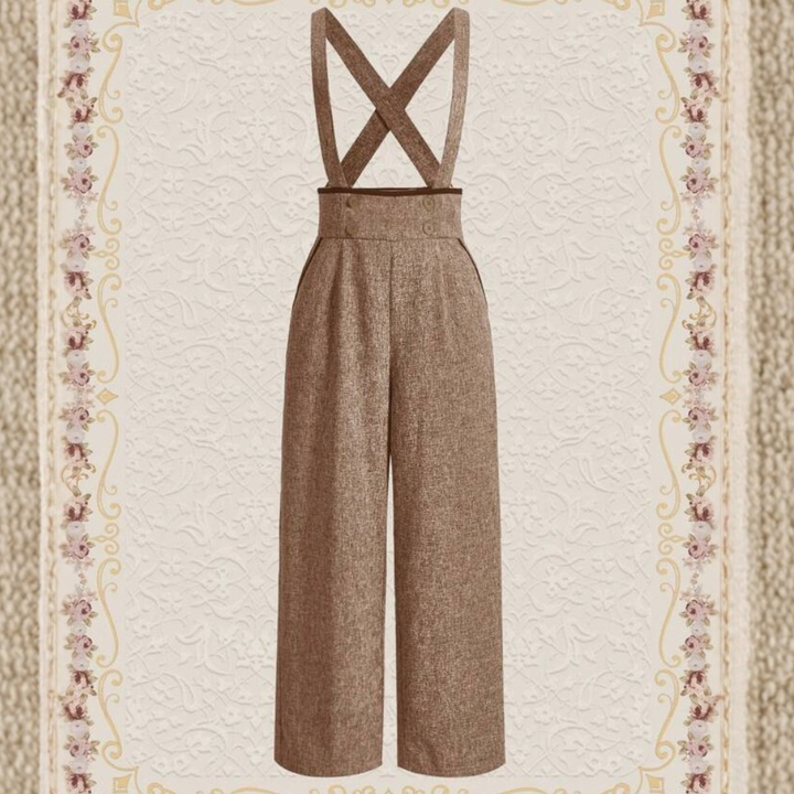 Vintage‑stil Kvinners Jumpsuit