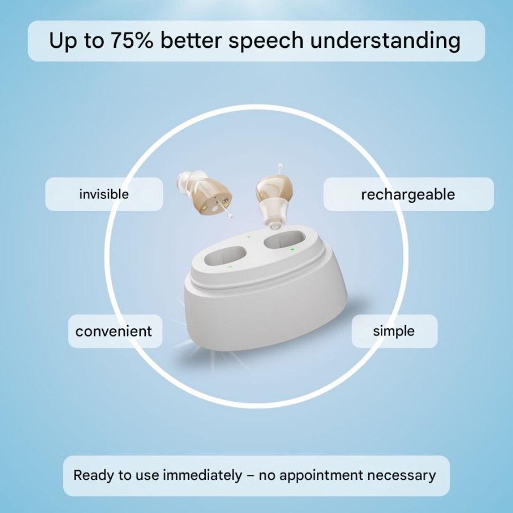 Usynlig CIC-Stil Personlig Lydforsterker