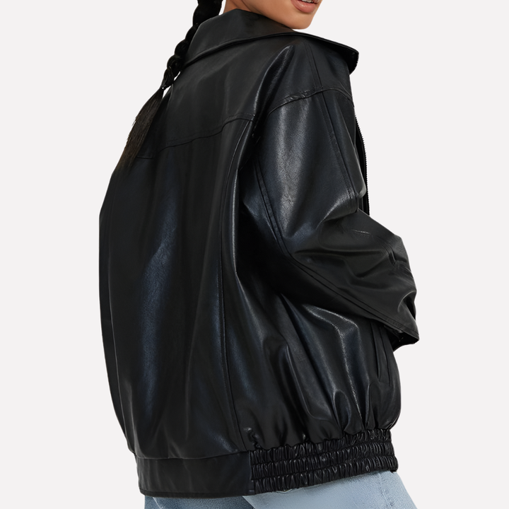 Kvinners Oversized Bomber Jakke