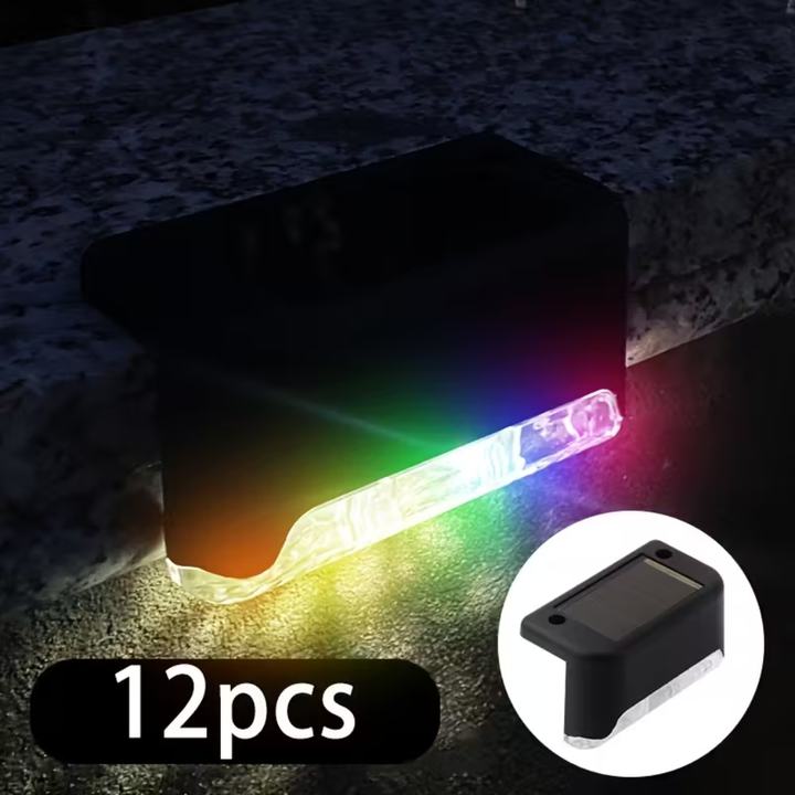 Utendørs solcelledekk- og gjerdelamper