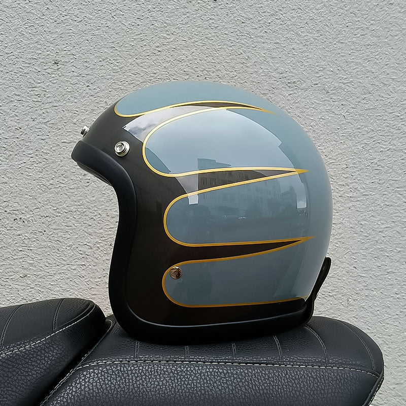 Vintage AeroGuard-hjelm sertifisert etter DOT- og ECE-standard