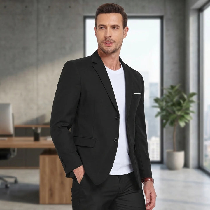 Klassisk herreblazer med hakk i jakkeslaget - Laurence