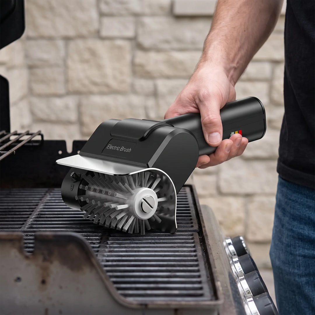 Trådløs elektrisk grillbørste - Scourex