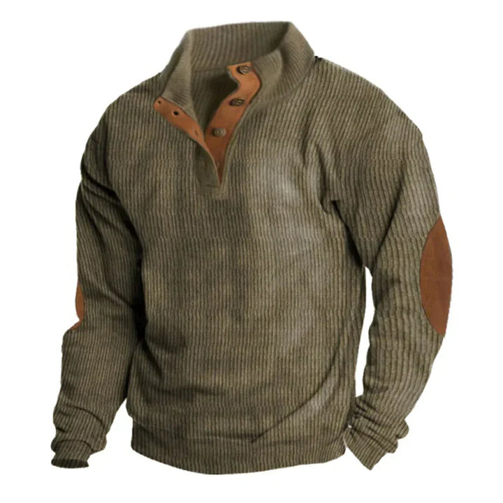Stilig & Komfortabel Herre Corduroy Sweater