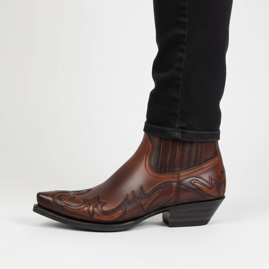 Cowboystøvler i skinn - DakoBoot