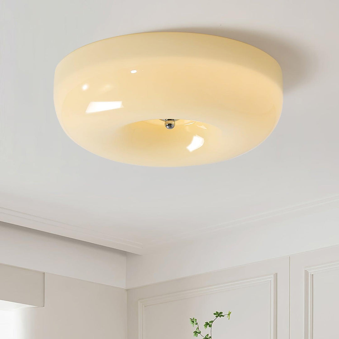 Afralia Moderne Plafond i Virvlet Glass