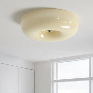 Afralia Moderne Plafond i Virvlet Glass