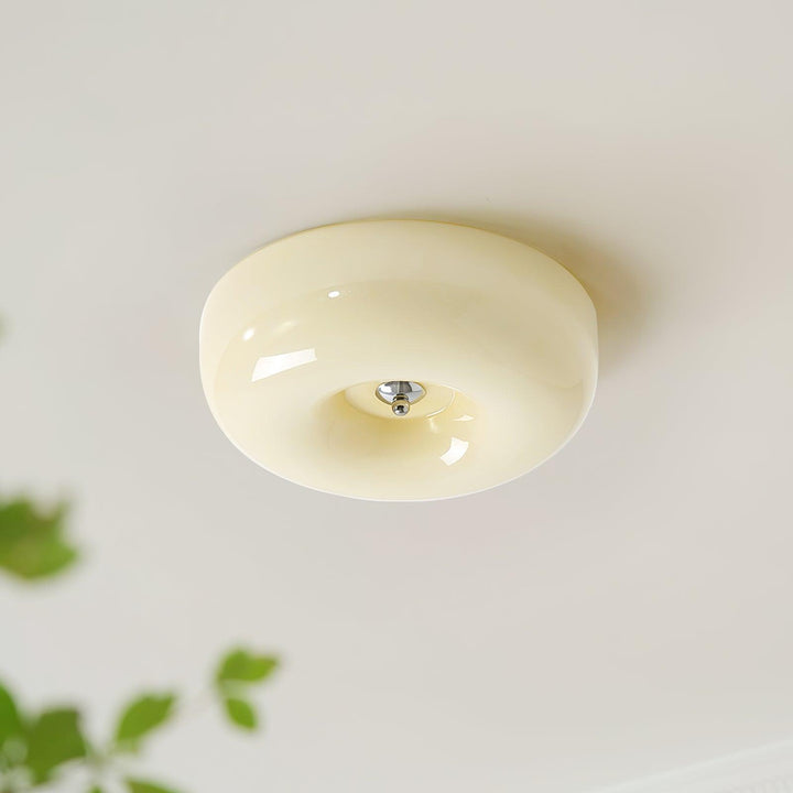Afralia Moderne Plafond i Virvlet Glass