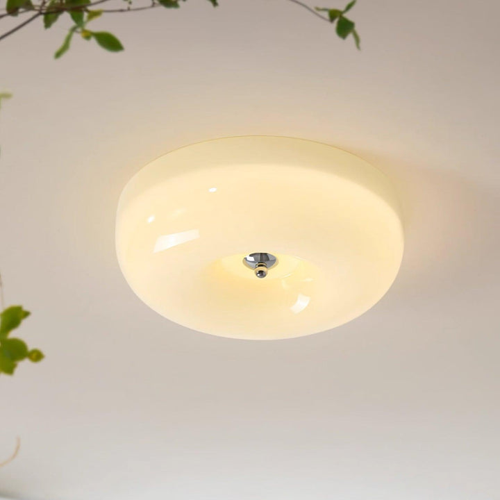 Afralia Moderne Plafond i Virvlet Glass