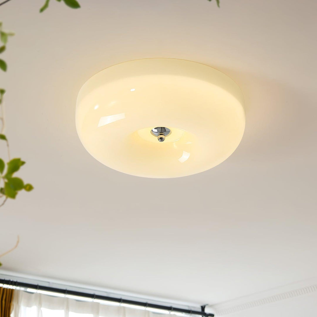Afralia Moderne Plafond i Virvlet Glass