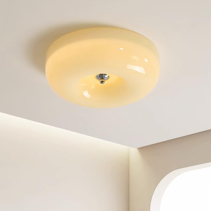 Afralia Moderne Plafond i Virvlet Glass