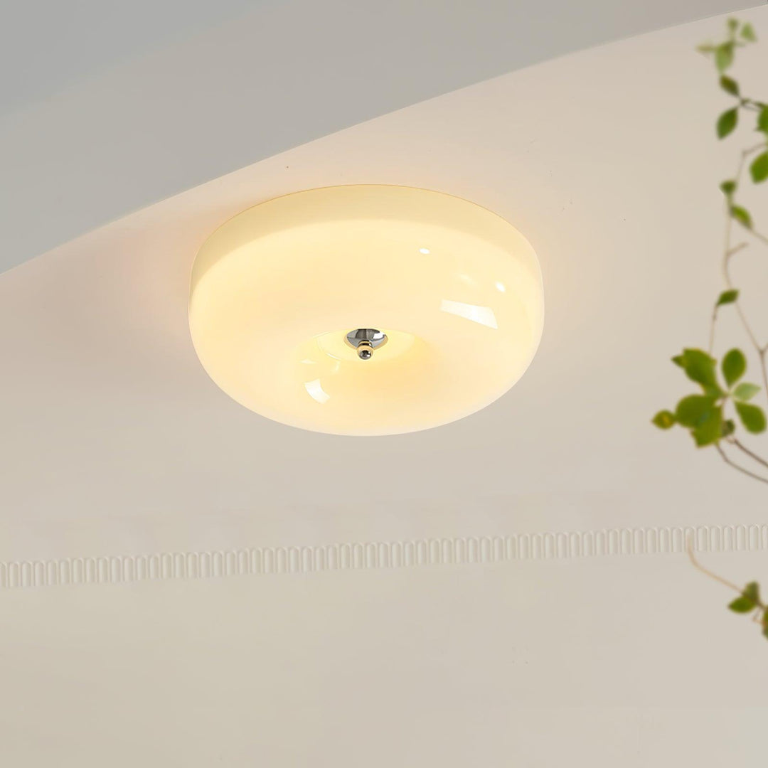 Afralia Moderne Plafond i Virvlet Glass