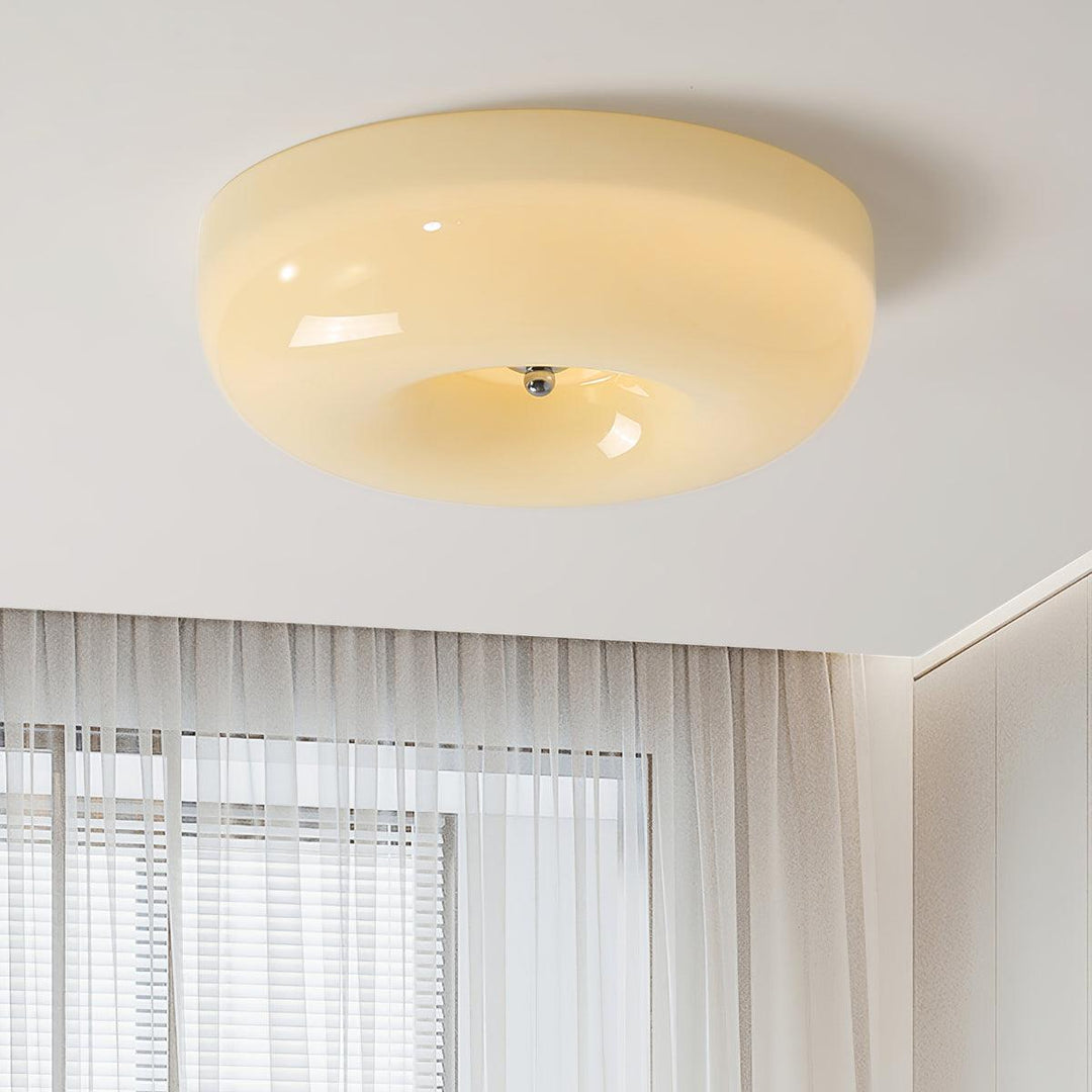 Afralia Moderne Plafond i Virvlet Glass
