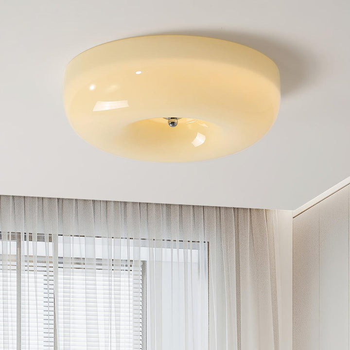 Afralia Moderne Plafond i Virvlet Glass