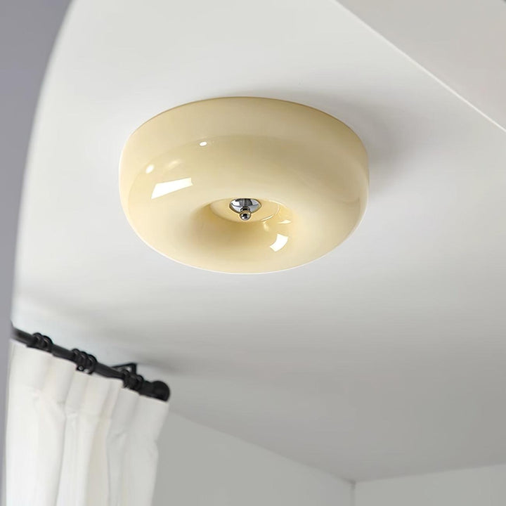 Afralia Moderne Plafond i Virvlet Glass