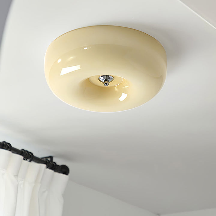 Afralia Moderne Plafond i Virvlet Glass