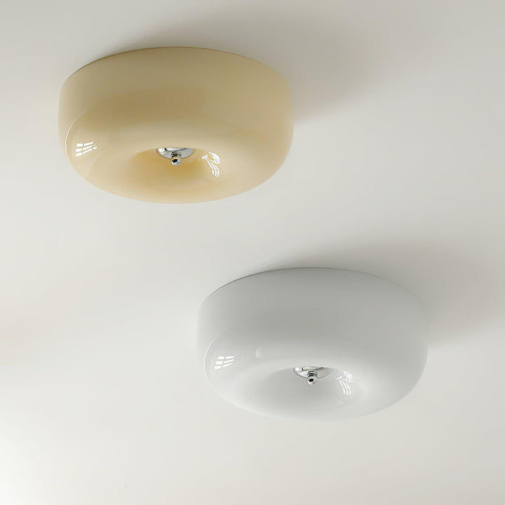 Afralia Moderne Plafond i Virvlet Glass
