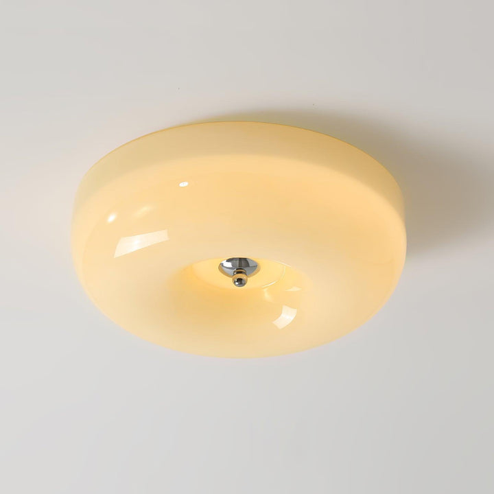Afralia Moderne Plafond i Virvlet Glass