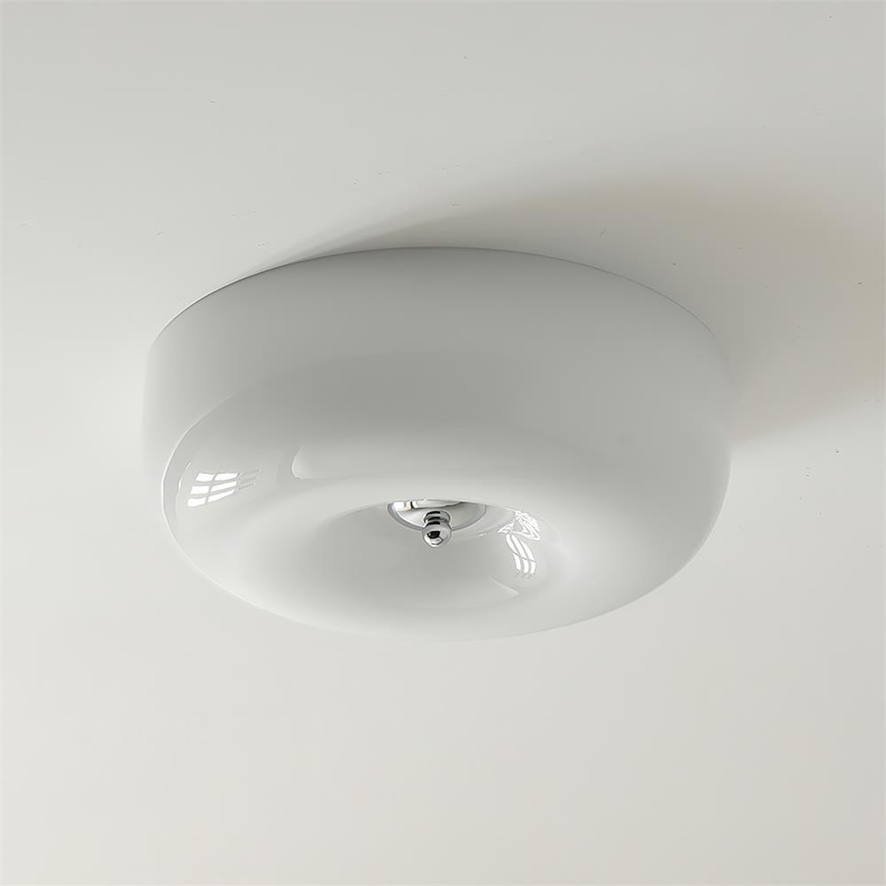 Afralia Moderne Plafond i Virvlet Glass
