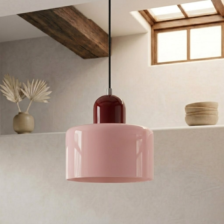 Ringformet taklampe med utvidet halo-design