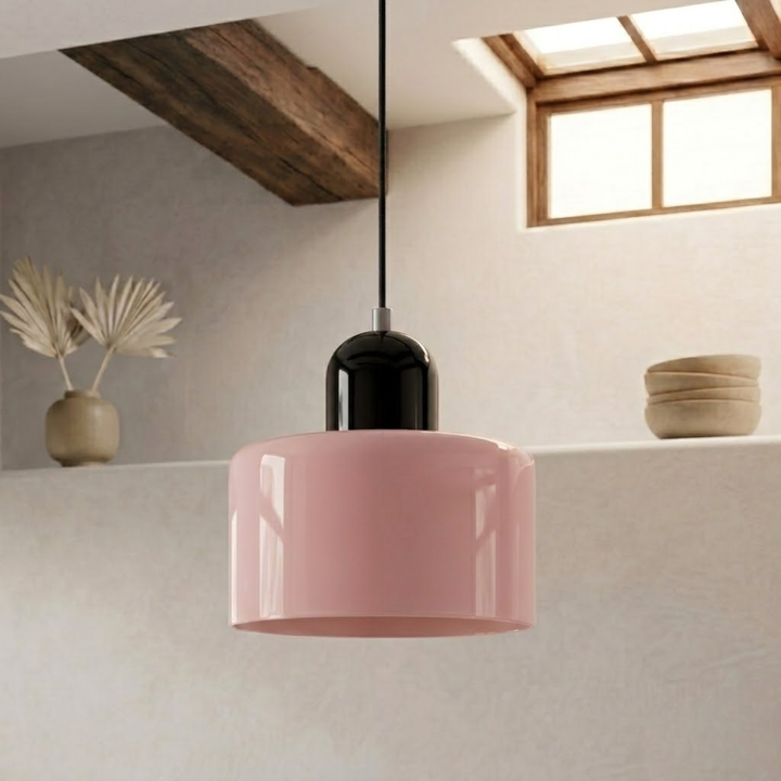 Ringformet taklampe med utvidet halo-design