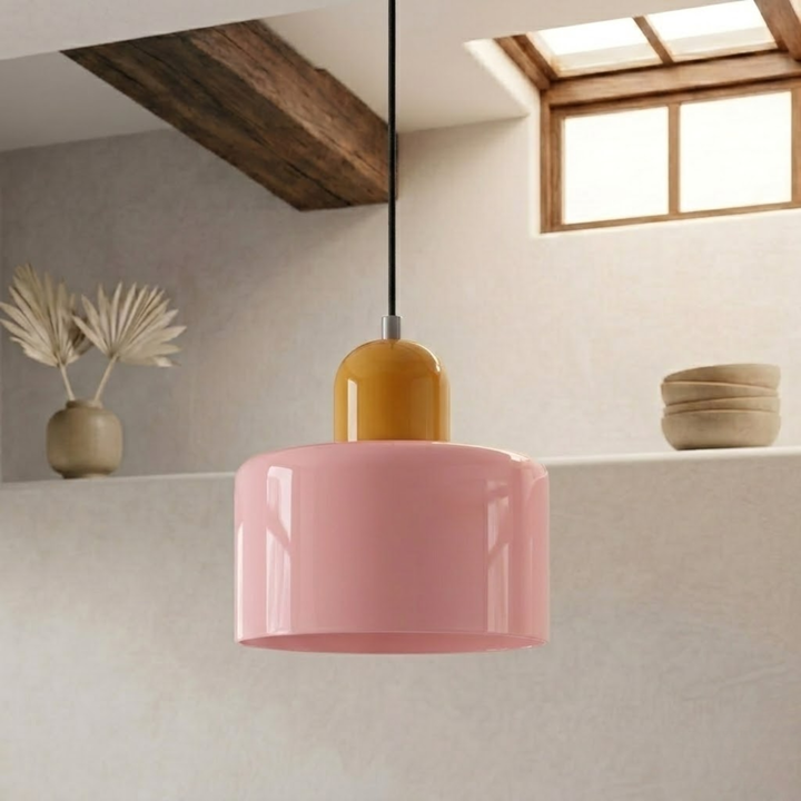 Ringformet taklampe med utvidet halo-design