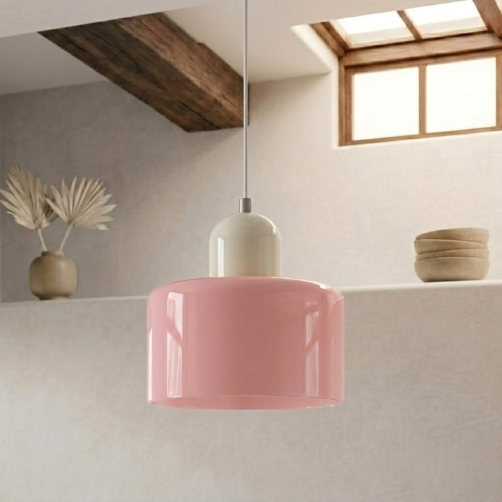 Ringformet taklampe med utvidet halo-design