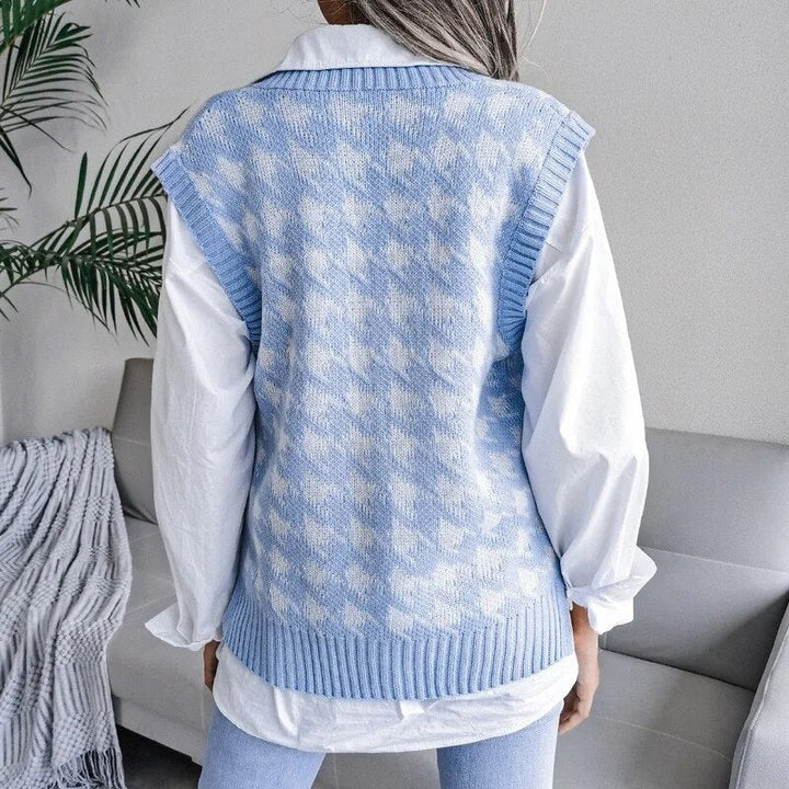 Rutete vest til dame – Yara