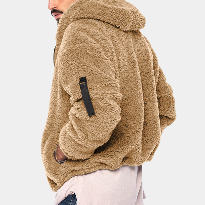 Reversibel Fleece Jakke for Menn