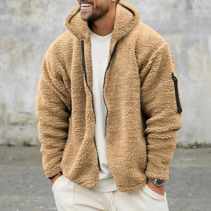 Reversibel Fleece Jakke for Menn