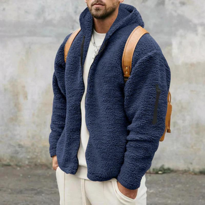 Reversibel Fleece Jakke for Menn