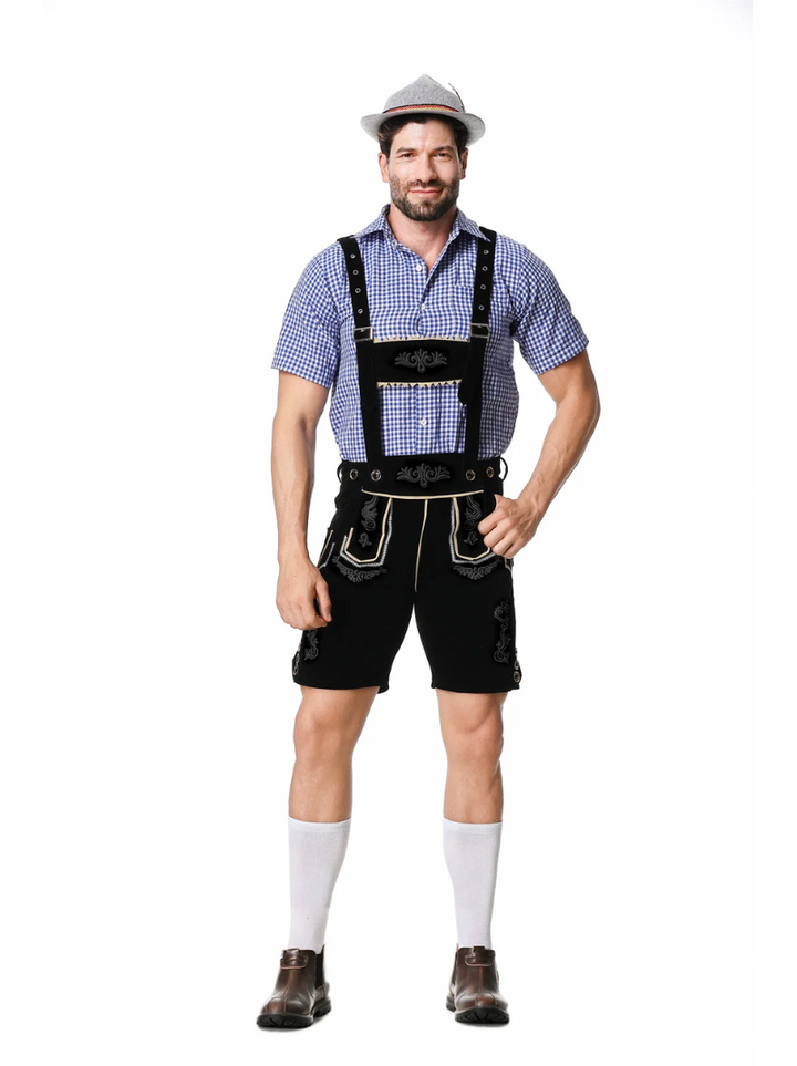 Lederhosen-kostyme til herre for det tyske Oktoberfest
