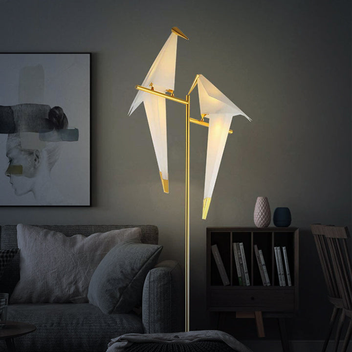 Origami Birdy bordlampe – Varmt stemningslys og moderne vingedesign