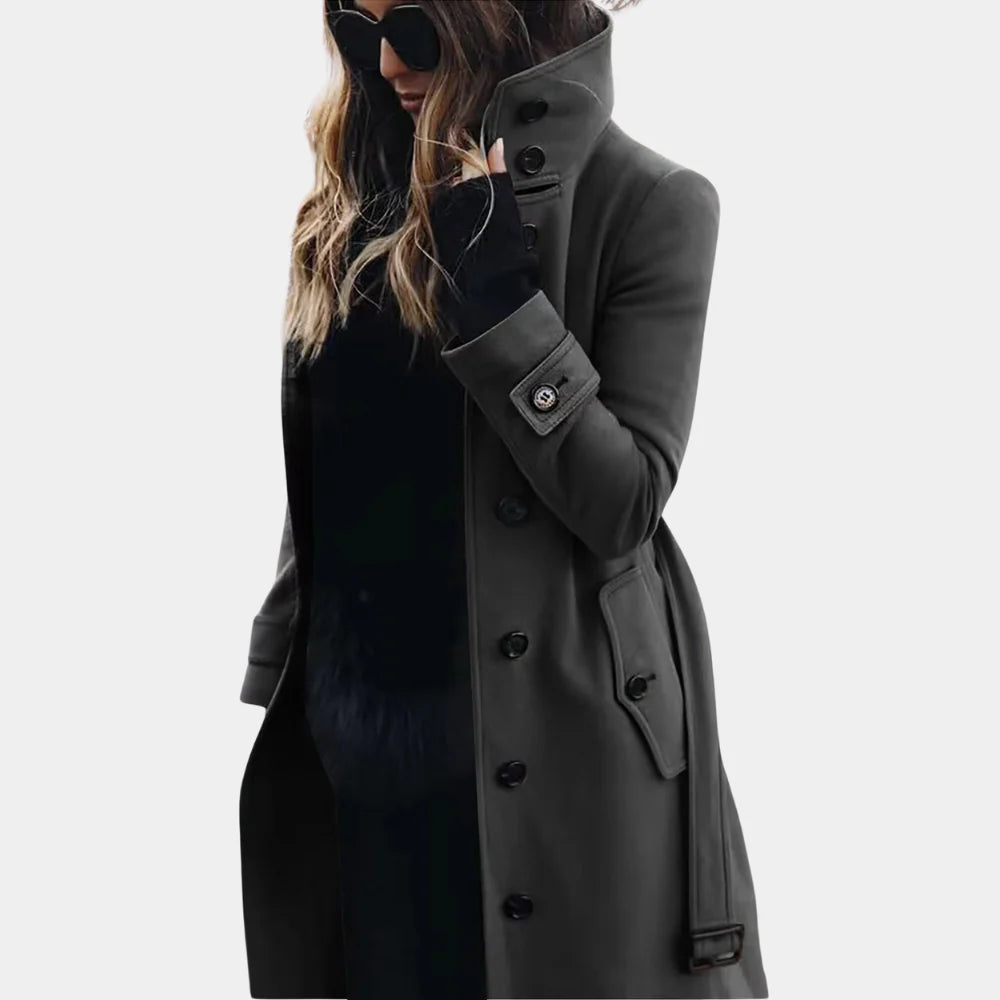 Elegant Kvinners Trench Coat