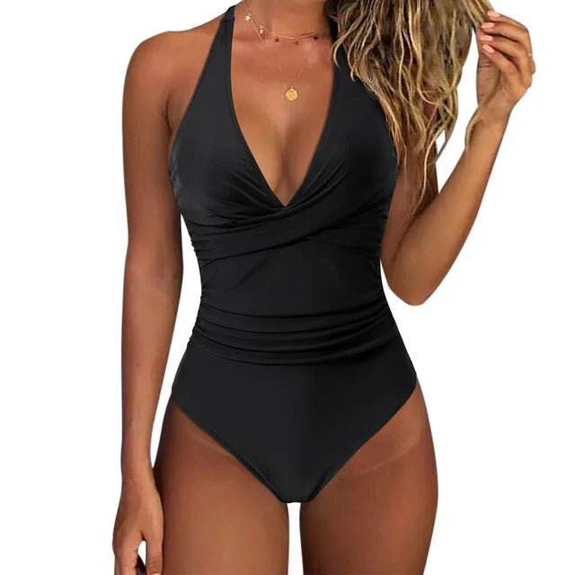 Flatterende Push-Up Badekostyme – Høy-Liv Eleganse for en Selvsikker Sommerlook