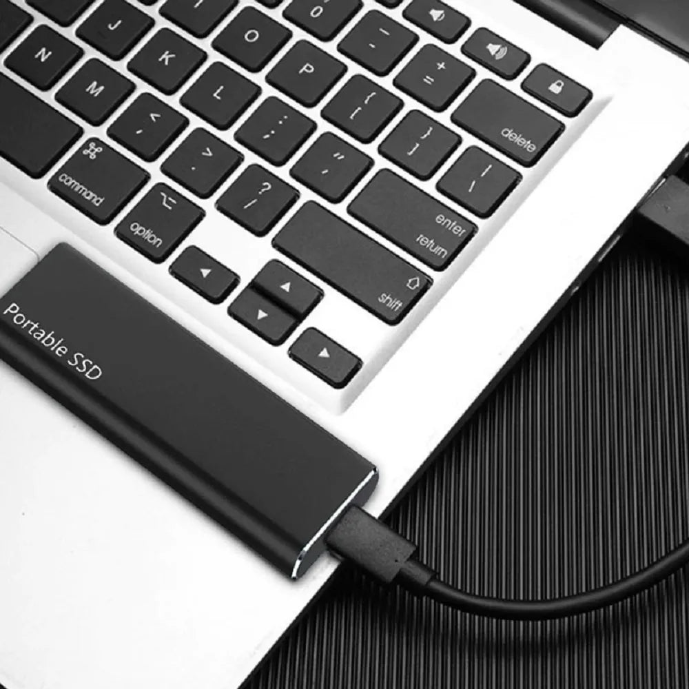 Bærbar ekstern harddisk USB-C