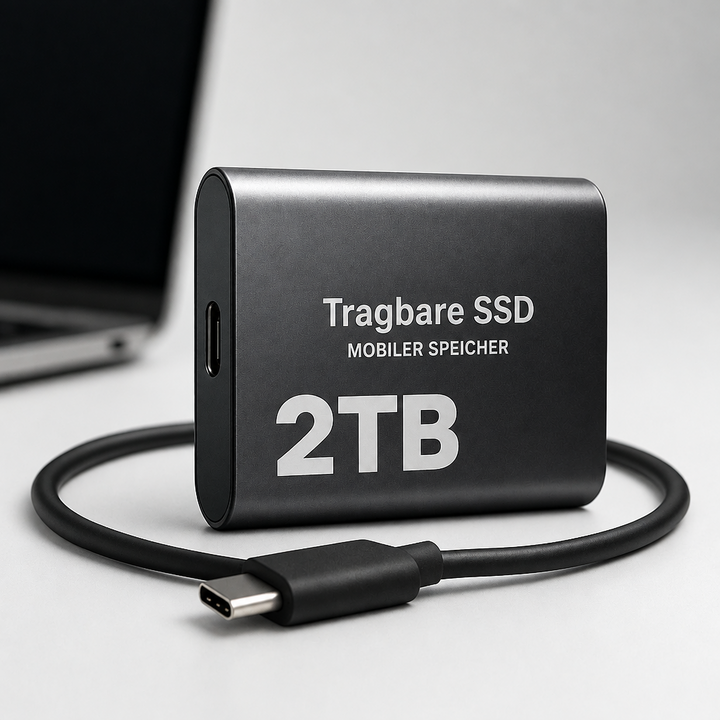 Mobil 2 TB lagring til kreative prosjekter