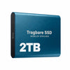 Bærbar USB-C-SSD med 2 TB lagring