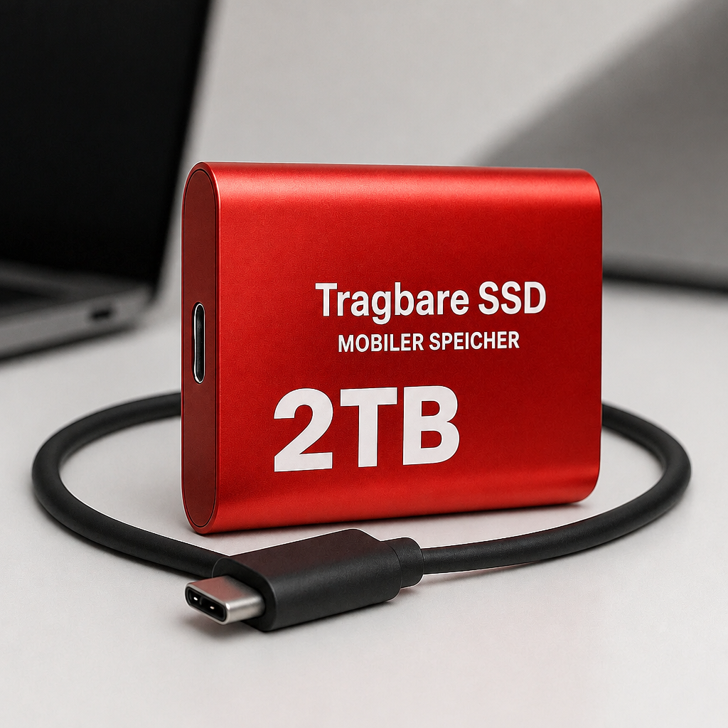 Mobil 2 TB lagring til kreative prosjekter