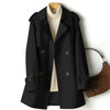 Klassisk Dobbeltradet Trenchcoat for Damer