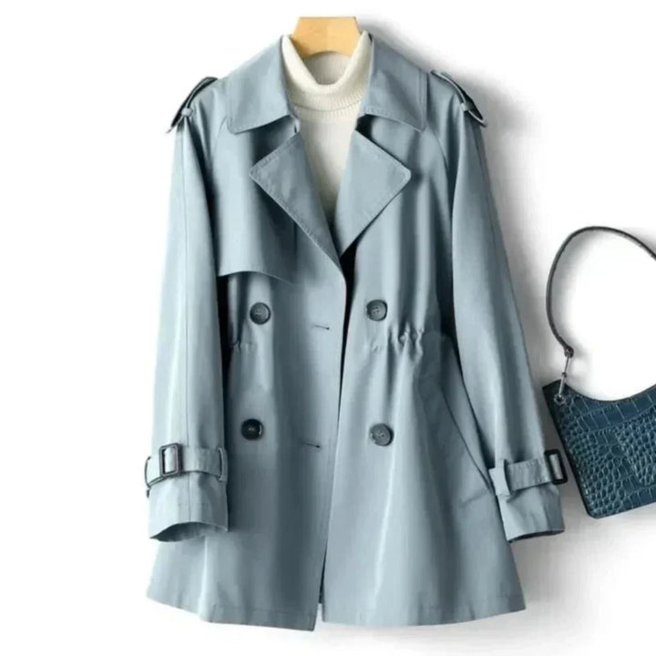 Klassisk Dobbeltradet Trenchcoat for Damer